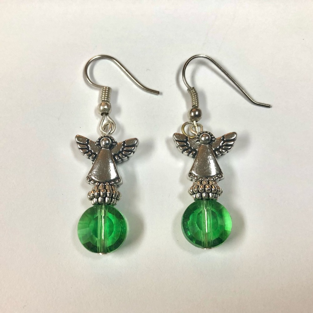 Angel Jewel Drop Earrings